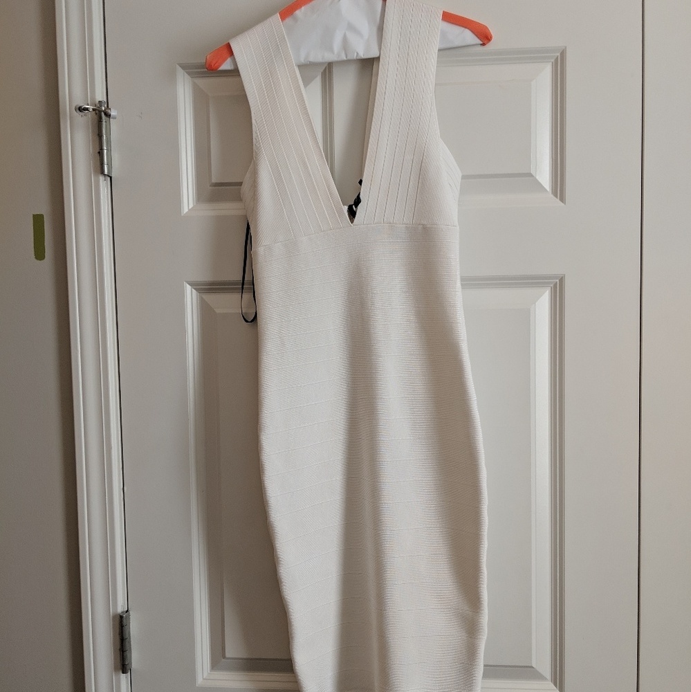 Guess by Marciano White Bandage Dress